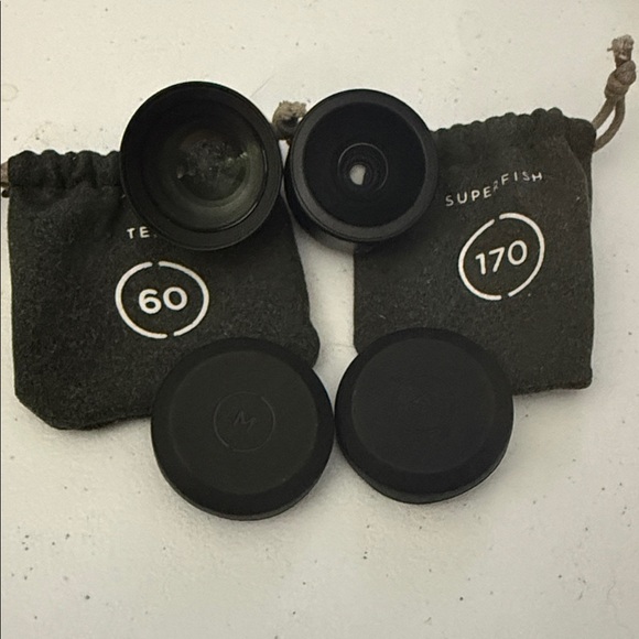 Moment M-Series Lens Bundle Tele 60mm & Superfish 170 w caps and carrying pouch - Picture 2 of 3